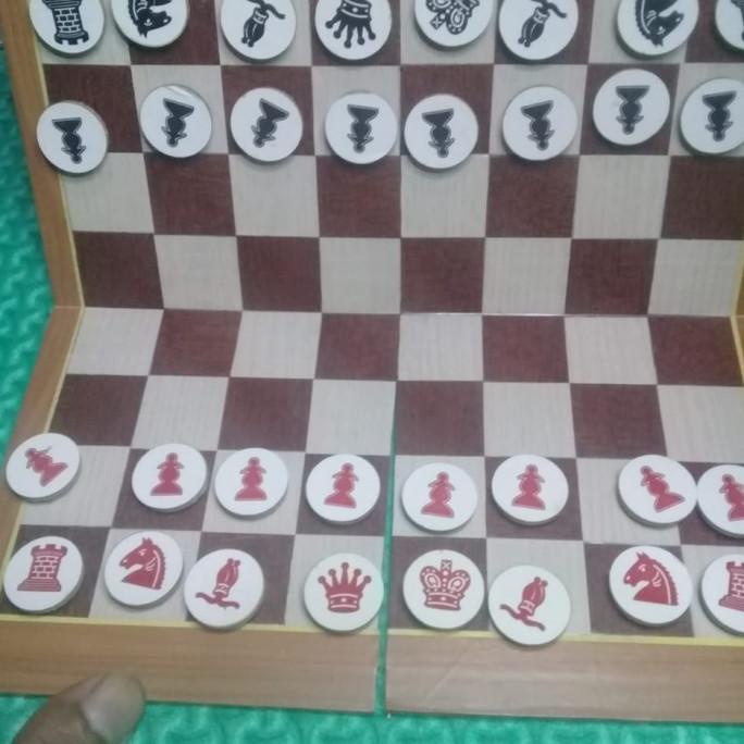 Best Seller papan catur peraga mini size