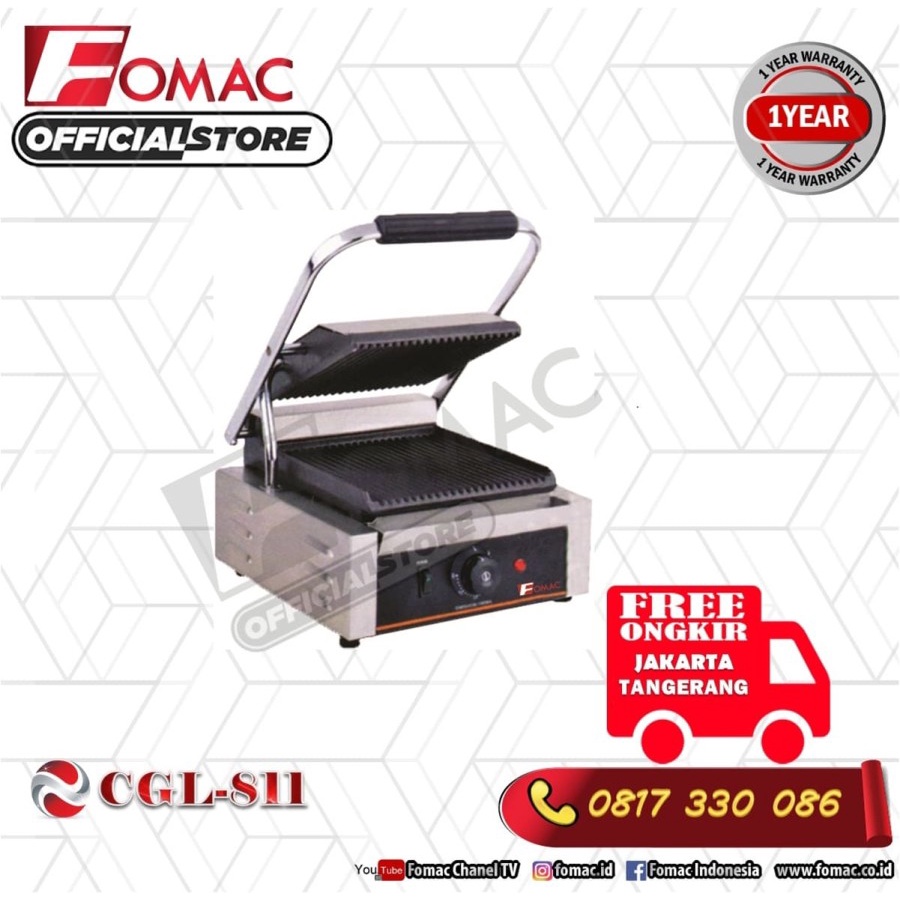 Mesin Pemaganag Daging Contac Grill / CGL-811 FOMAC