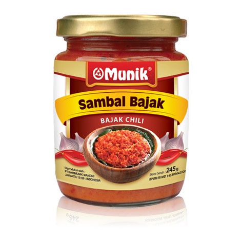 

Promo Bumbu Sambal Bajak Munik - 245 Gr Terbaru