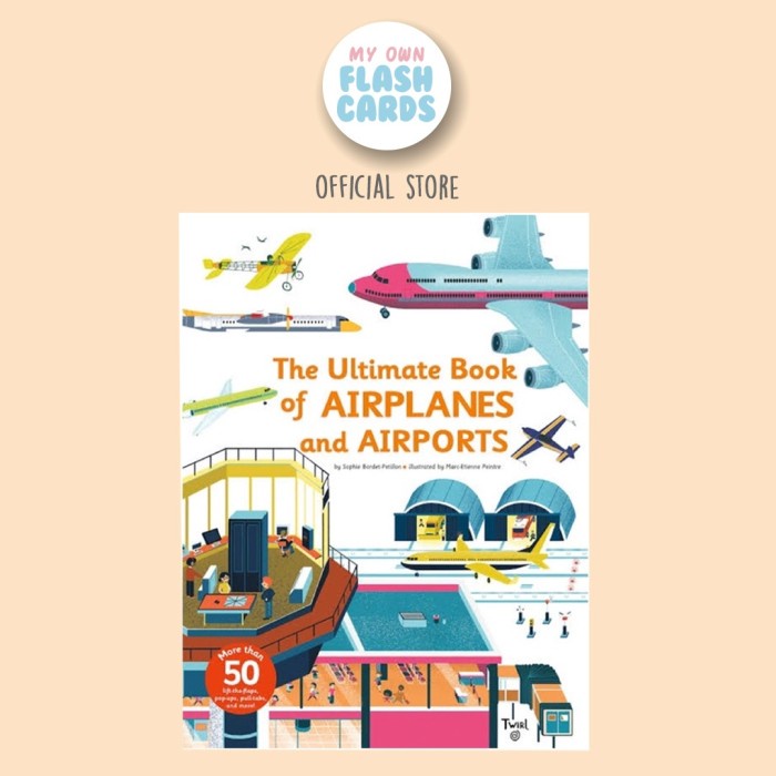 

Usborne The Ultimate Book of Airplanes and Airports Buku Edukasi Anak