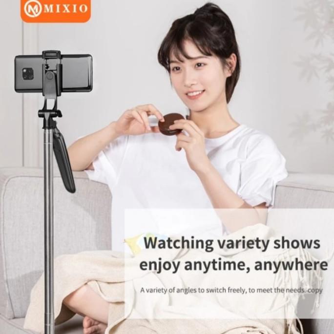MIXIO A36 - 160CM Tongsis Bluetooth Selfie Stick Tripod with Remote