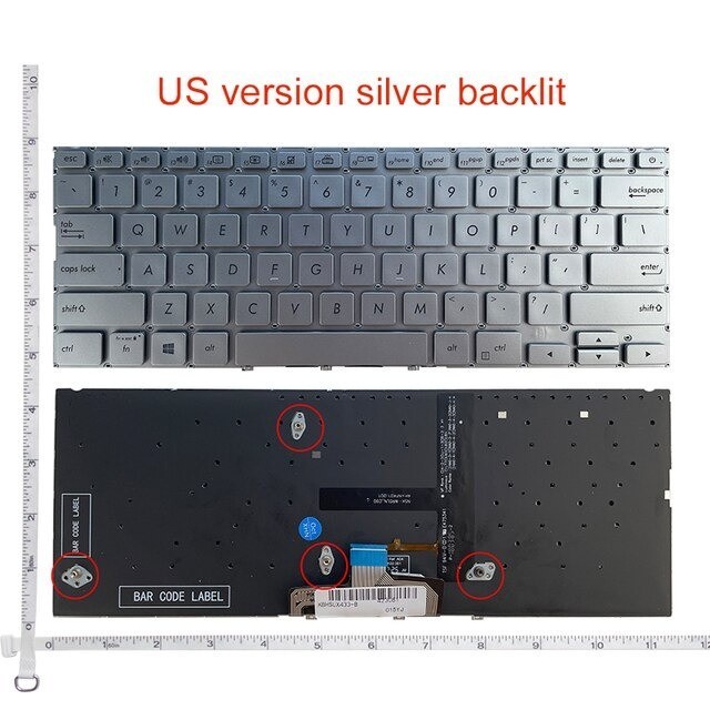 Keyboard Asus Zenbook 14 UX433 UX433F UX433F UX433FAC UX433FLC backlit
