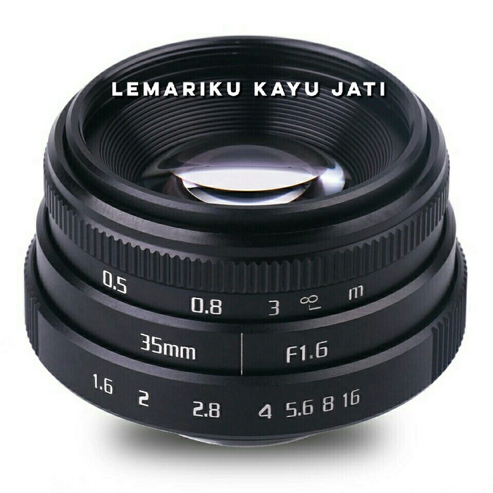 Lensa Mirrorless Fix Fujian 35mm f1.6 Sony Nikon Fujifilm Olympus