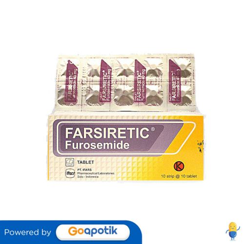 FARSIRETIC 40 MG STRIP 10 TABLET