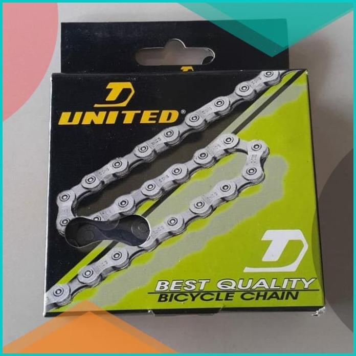 Rantai sepeda MTB 8 speed united YBN 20JVLZ3 onderdil  parts