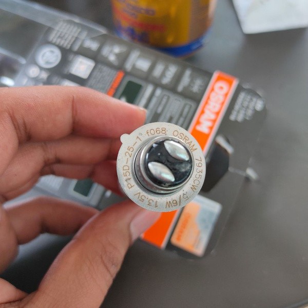 osram lampu utama motor led t19 h6 m5 k1 new gen putih - 7935cw m3m2