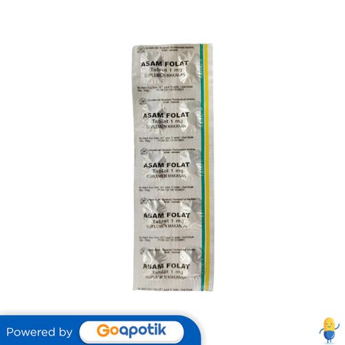 ASAM FOLAT NOVAPHARIN 1 MG STRIP 10 TABLET
