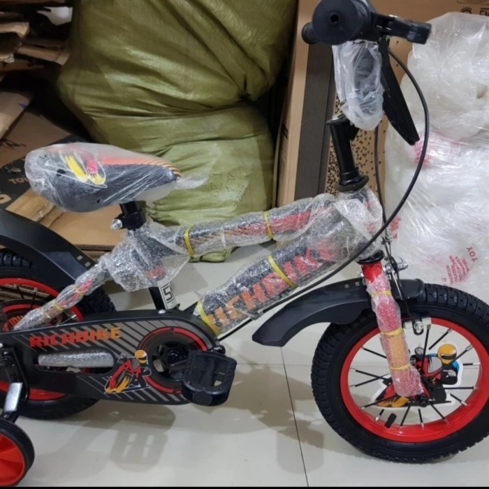 Promo Sepeda Anak Laki Bmx 12 Inch Richbike Jari-Jari