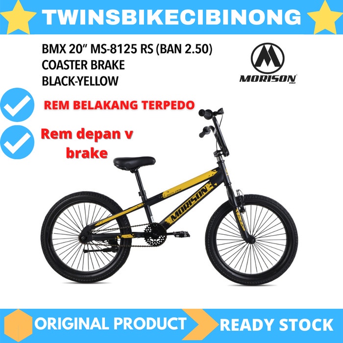 Promo Sepeda Bmx 20 Morison 8125 Rs Rem Terpedo