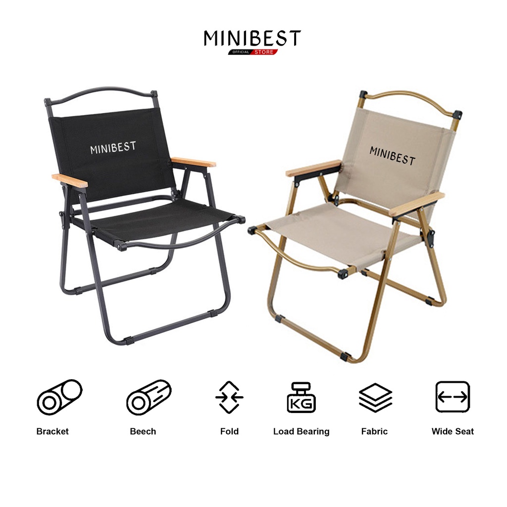 MINIBEST KMT Kursi Lipat Camping Portable Outdoor Foldable Chair