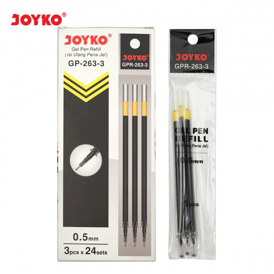 

JOYKO REFILL GEL PEN GPR-263 0.5MM HITAM