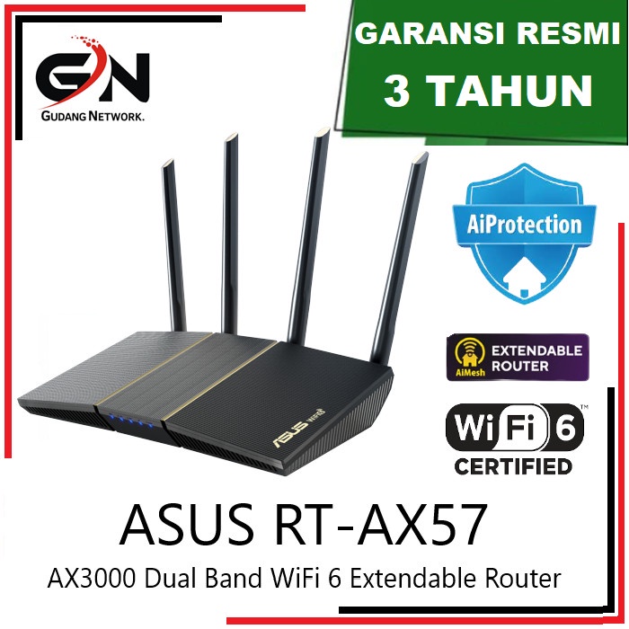 ASUS RT-AX55U WiFi 6 AX1800 With AiMesh AX 1800 / RT-AX55 AX1800