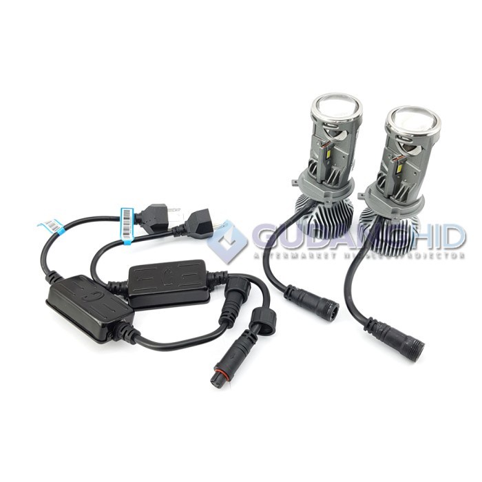 [New Ori] Led Mobil G6 H4 Projector Lampu Projie Mini Hi-Lo 60W 8000Lm 6000K Terbaru