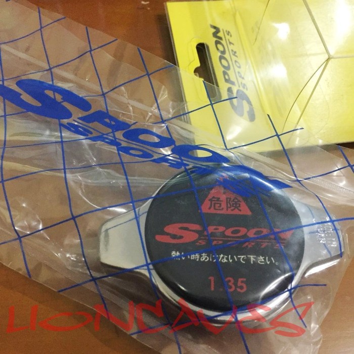 Cod Original Spoon Sport Radiator Cap / Tutup Radiator - Made In Japan Kode Hm069