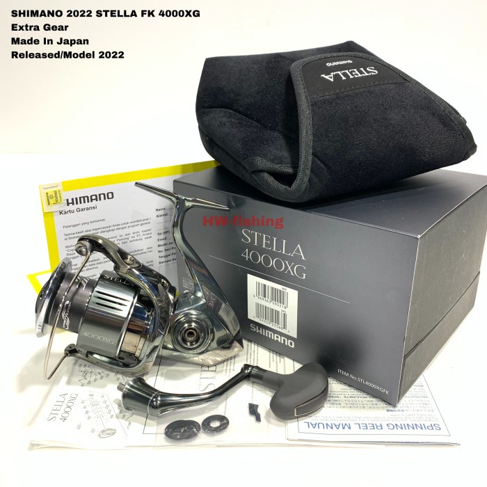 ✨Ori Reel Shimano 2022 Stella Fk 4000Xg-K - Garansi Resmi Limited