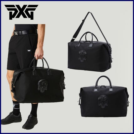 ✨New Ori Tas Golf Boston Bag Pxg Skull Boston Bag Pxg Black Limited Edition Limited