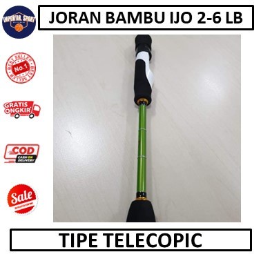 ✨Ori Joran Bambu Ijo 2-6 Lb Telecopic Relix Nusantara - Alat Pancing -Bagus Limited