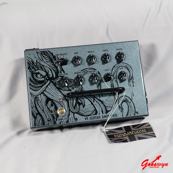 ✨New Victory V4 The Kraken Guitar Amp W/ Built-In Cabsim Made In England Berkualitas