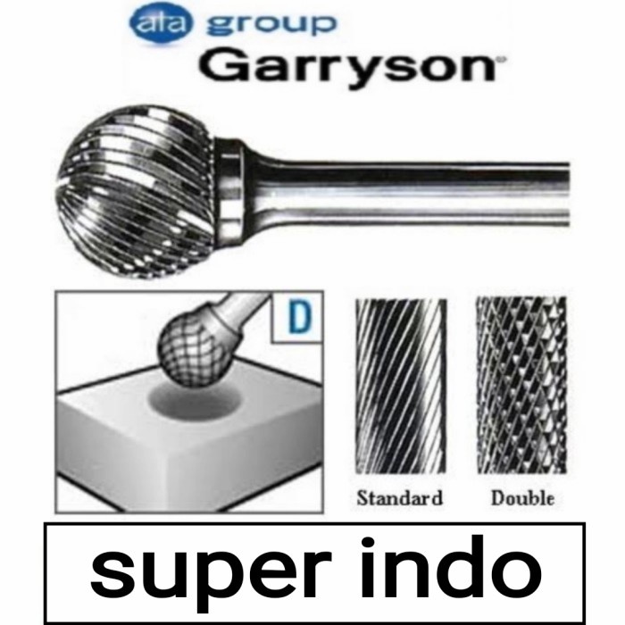 ✅Termurah Garryson - Carbide Burrs Rotary Tungsten Gt7700Dxl Extra Long England Berkualitas