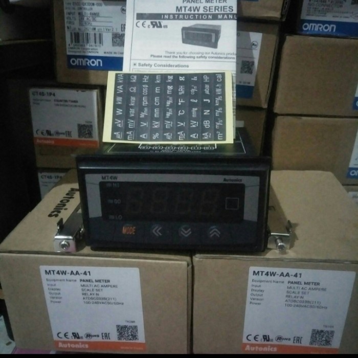 ✅Termurah Panelmeter Autonics Mt4W-Aa-41 / Mt4W Aa 41 Terbatas