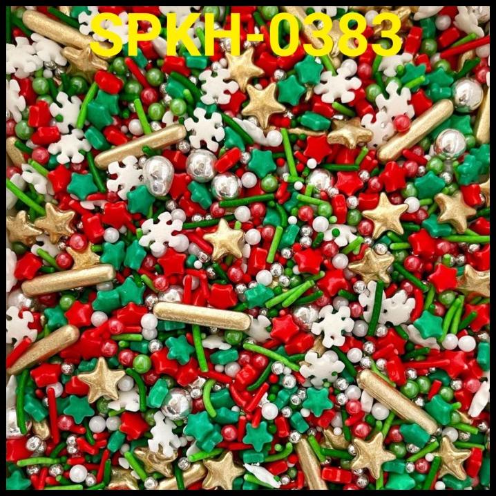 

TERBARU SPKH-0383 SPRINKLES SPRINKEL 500GR BINTANG NATAL FROZEN HIJAU