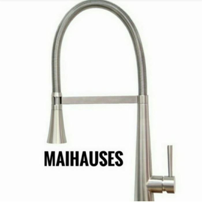 ✅Ori Keran Air Cuci Piring Fleksibel Angsa Silver / Kran Sink Model Toto Terbaru