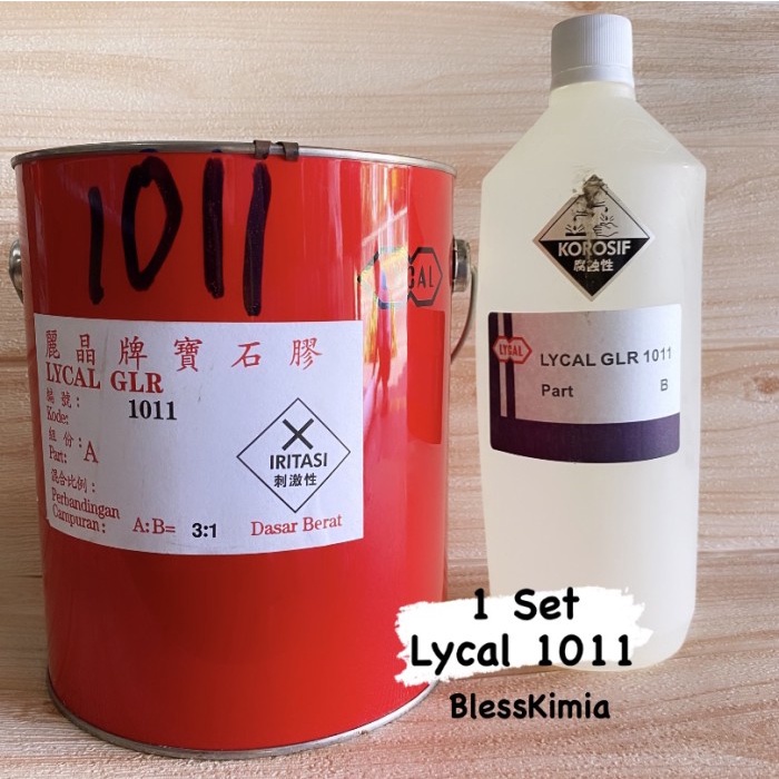 ✅Ori Resin Lycal 1011 Keras Dgn Katalis - Resin Lycal-Lycal 1011- Bisa Sameday