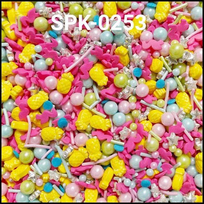 

HOT DEAL SPK-0253 SPRINKLES SPRINKLE SPRINGKEL 1KG NANAS FLAMINGO MUTIARA