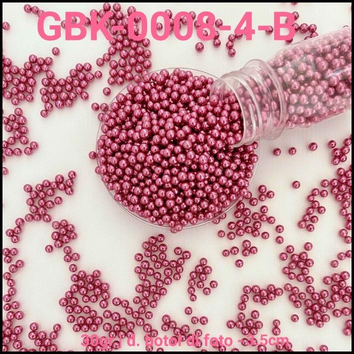 

DISKON GR-GBK-0008-4 SPRINKLES SPRINKLE SPRINKEL 30GR MUTIARA TRIMIT METALIK