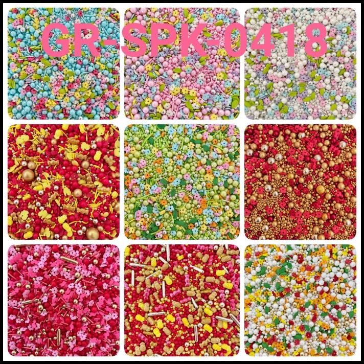 

TERMURAH GR-SPK-0418 SPRINKLES 1 KG PASKAH KILOAN NATAL VALENTINE IMLEK HATI !!!