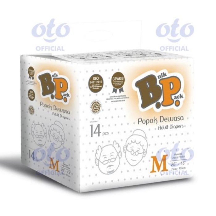 Promo Bp Popok Dewasa Perekat Oto Isi Jumbo
