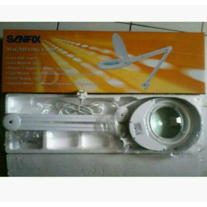 

Sanfix Sm 50-3 Magnifying Lamp 5" 3 Diopter Kaca Pembesar+Lampu Taiwan