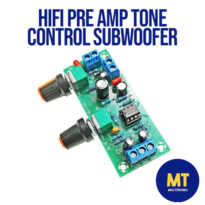 Hifi Pre Amp tone control Subwoofer (2028)