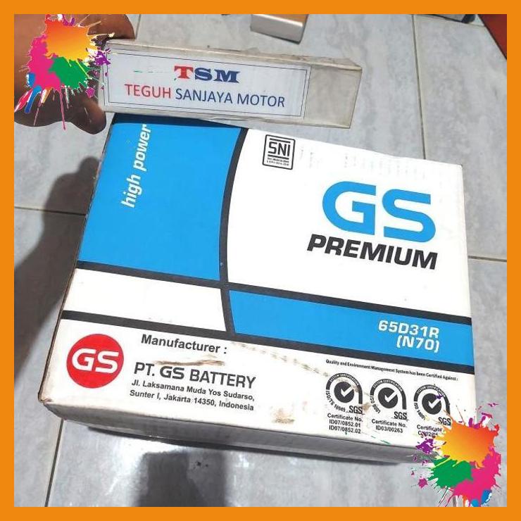 aki accu basah 65d31r n70 12v 70ah asli original gs premium astra [tsm]