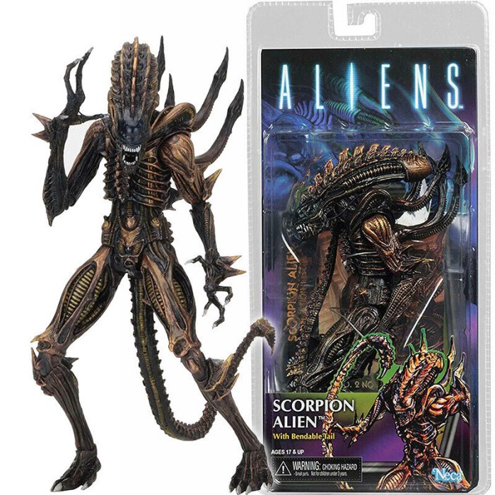 Neca Aliens Action Figure Series 13 Scorpion Alien With Bendable Tail Ready