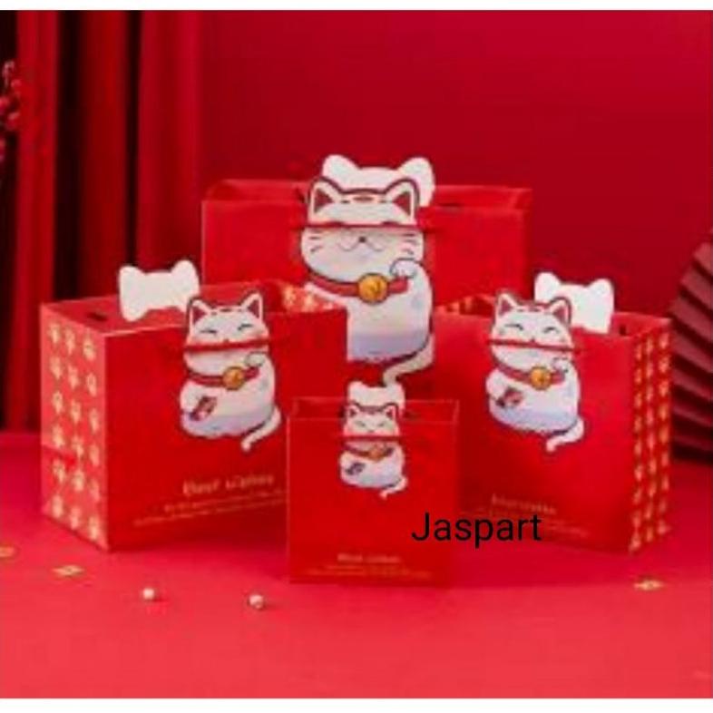 

Kantong Hadiah Kantong Hampers Imlek Tas Parcel Imlek Paperbag Imlek