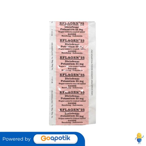 EFLAGEN 25 MG STRIP 10 TABLET