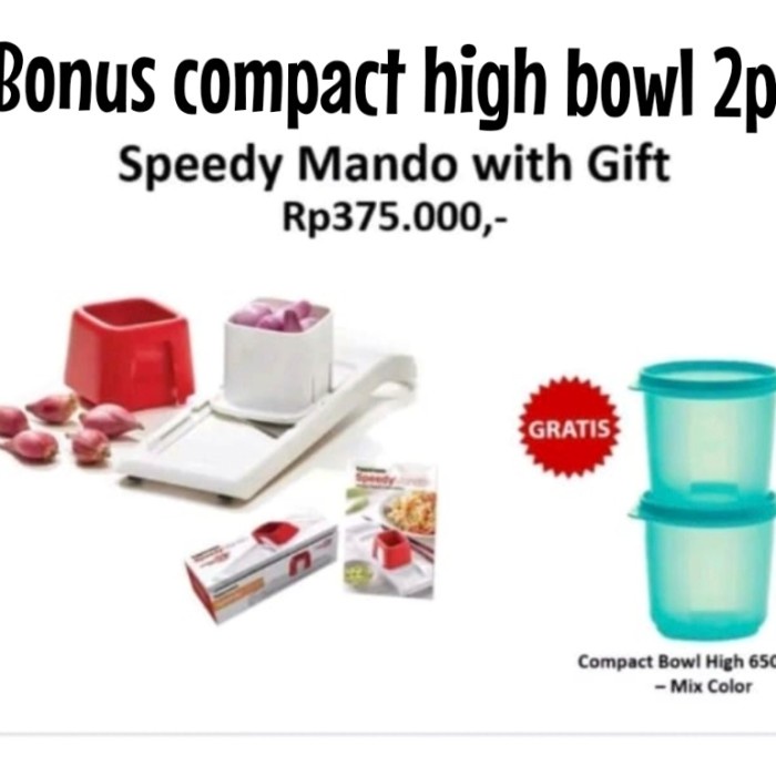 Speedy Mando Tupperware Promo Terbaru