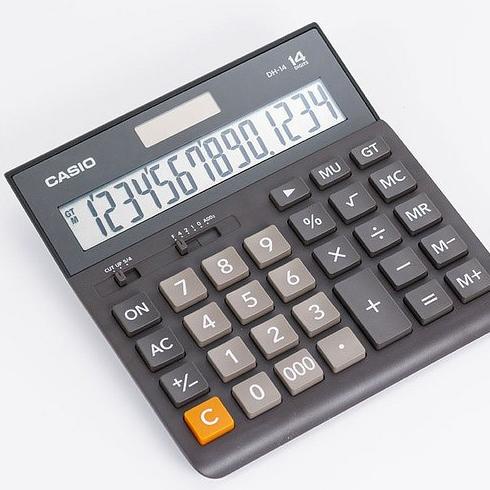 

Casio DH 14 - Calculator Desktop Kalkulator Meja Kantor Office DH-14