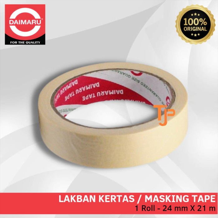 

Lakban Kertas / Masking Tape Daimaru 24mm x 21 M