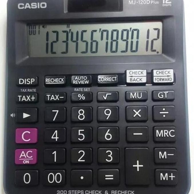 

CASIO MJ-120D CHECK & CORRECT KALKULATOR