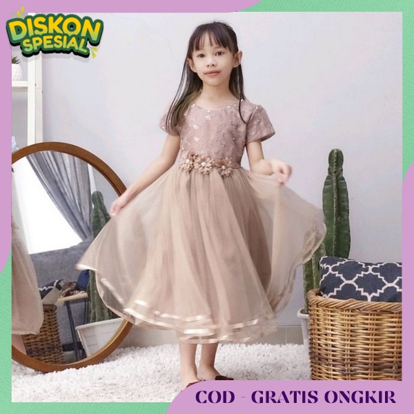 Drwss Kids Baju Gereja Ansk Pakaian Naral Bajy Kegereja Kid Gaun Nstal Dress Merah Anak Termurah Umu
