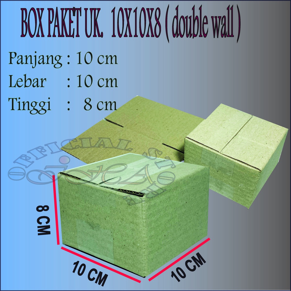 

Box uk 10x10x8 bahan double wall kardus online murah