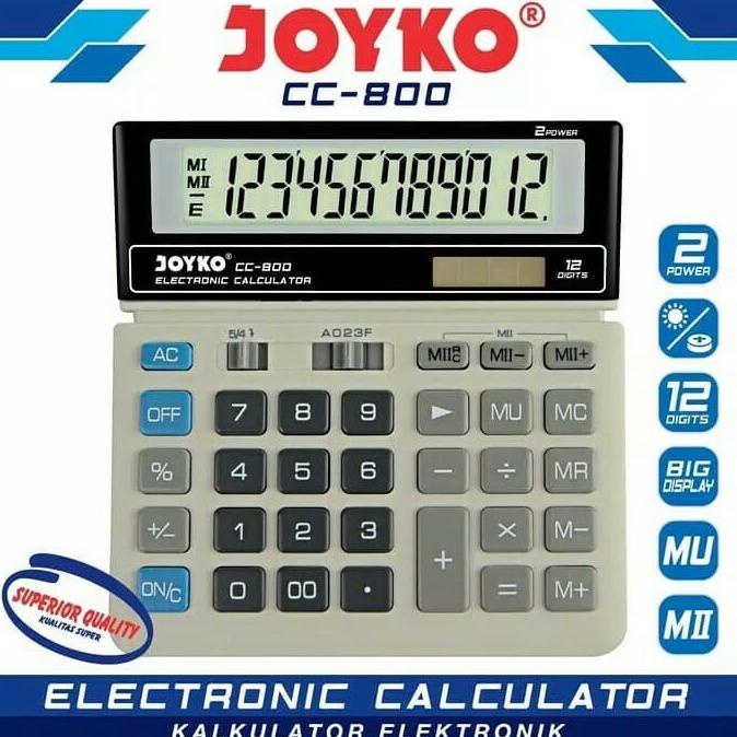 

Kalkulator Joyko CC-800 12 Digit