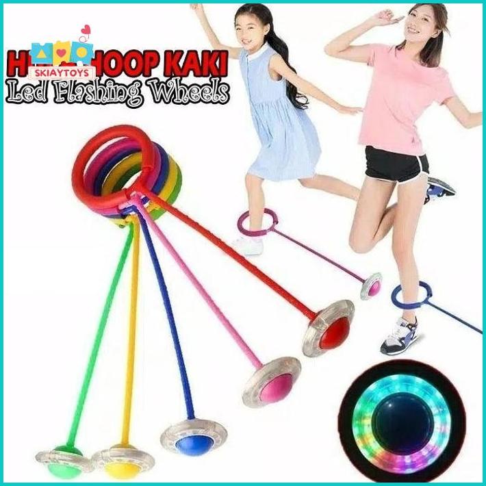 Skiatoys MAINAN HULAHUP KAKI LAMPU LED MAINAN HULAHOP