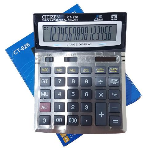 

Kalkulator Citizen BESAR CT 926 16 Digit - Hitam