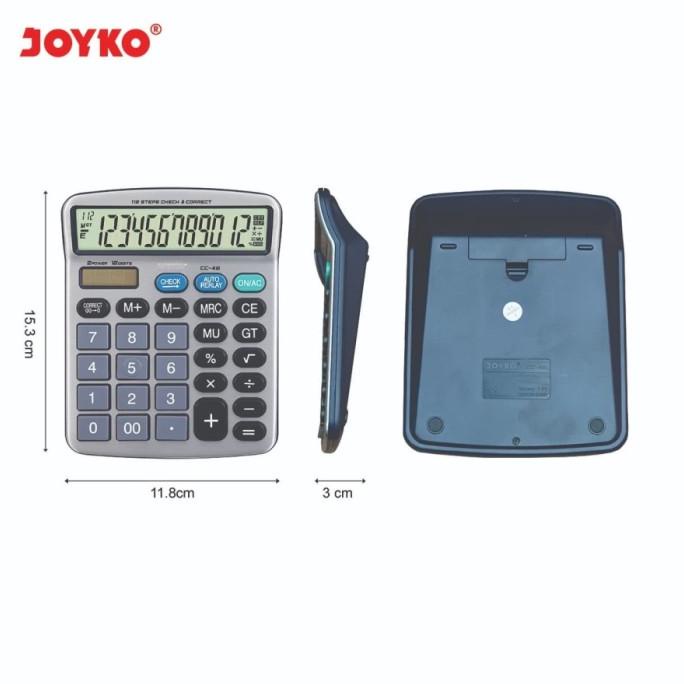 

Calculator Kalkulator Joyko CC-46 12 Digits Check Correct