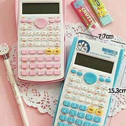 

Kalkulator Scientic Karakter Hello Kitty dan Doraemon