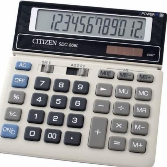 

Calculator Original CITIZEN SDC 868 - 12 digits