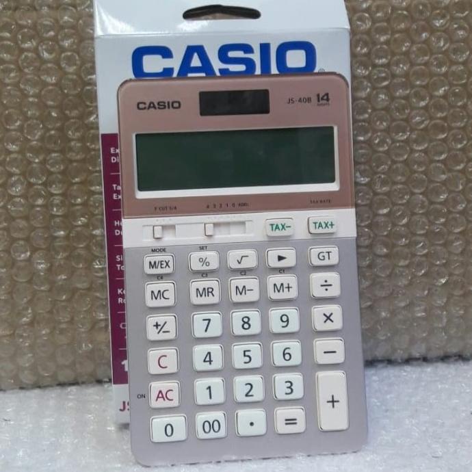 

CASIO CALCULATOR JS 40 B HEAVY DUTY 14 DIGIT ORIGINAL